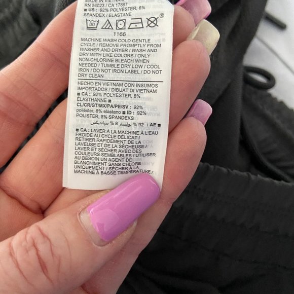 🎀 3 for $45 Old Navy Black Stretchtech Jogger Pant Sz L EUC - Picture 6 of 8